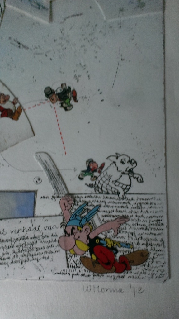 W.Monna: ets en collage, Het verhaal van Asterix ,1972 kopen? Bied vanaf 25!