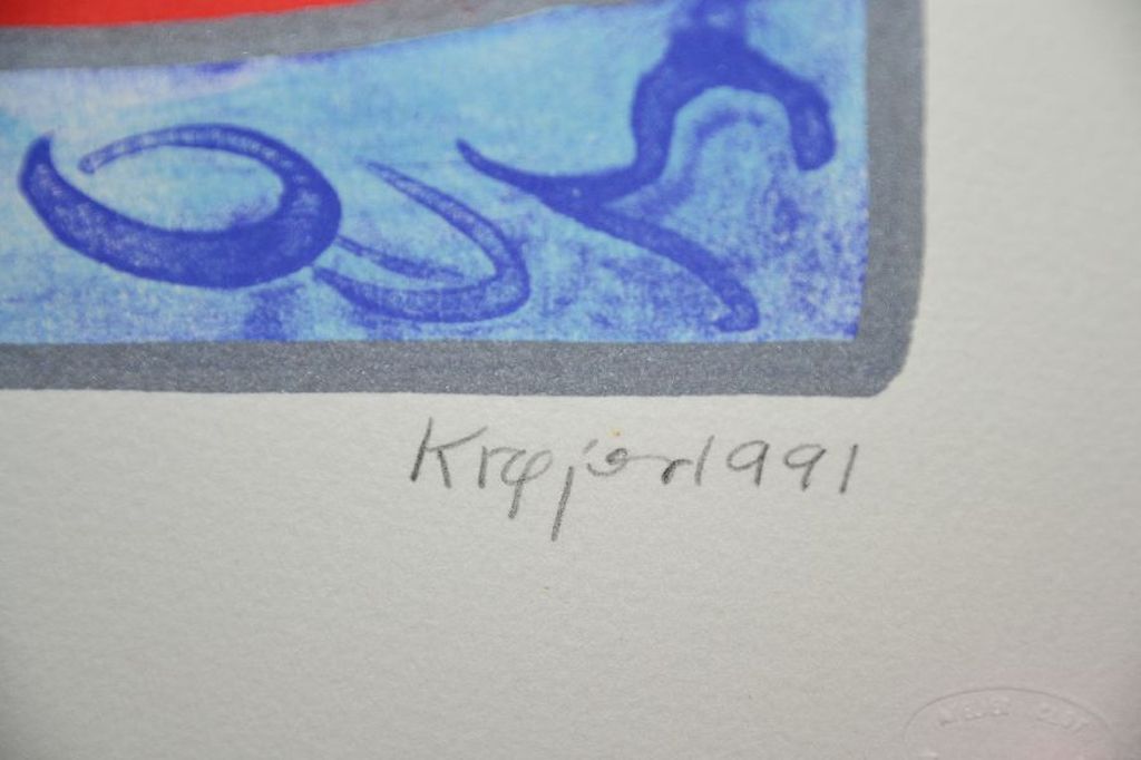 Tom Krøjer: Kleurenlitho 'Cars', 1991 kopen? Bied vanaf 35!