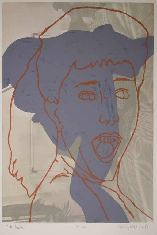 Ad Gerritsen: Zeefdruk, De lach kopen? Bied vanaf 1!