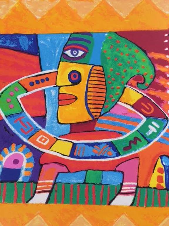 Clemens Briels, Zeer exclusieve kleuren zeefdruk ( Ingelijst ) kopen? Bied vanaf 99!