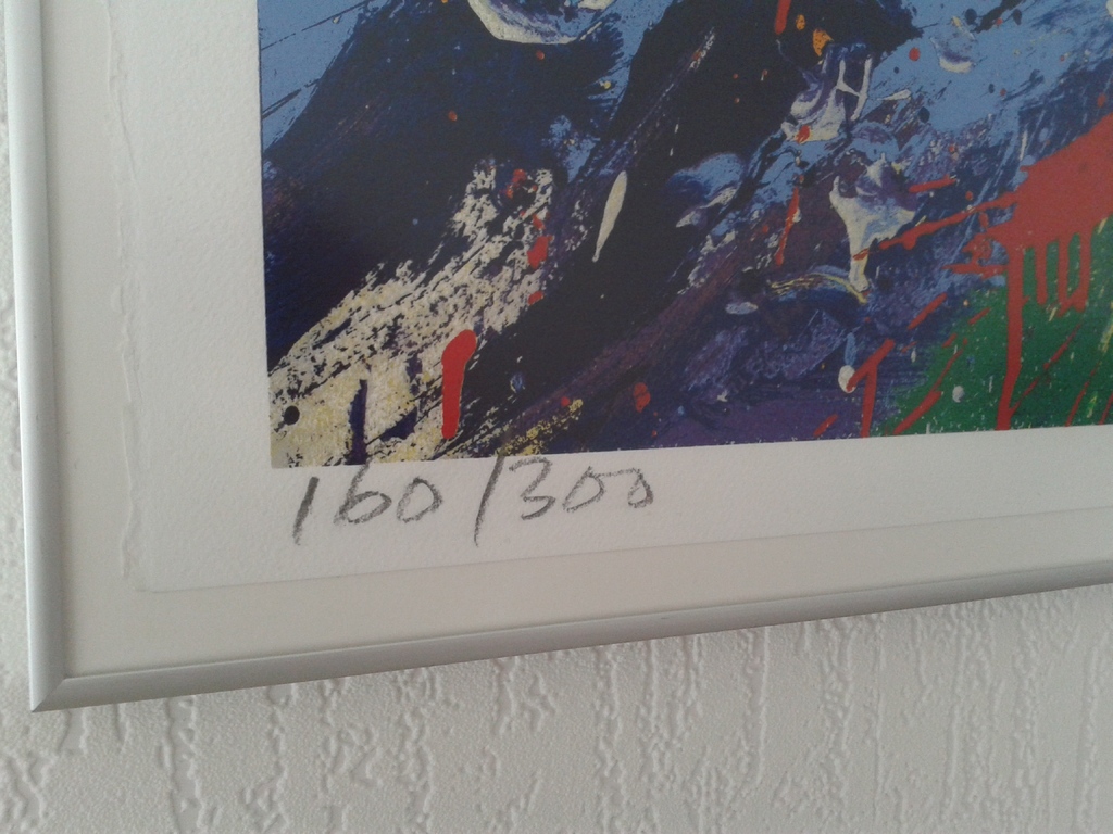 Jan Cremer: ARA , 1990, kleurenlitho (ingelijst) kopen? Bied vanaf 250!