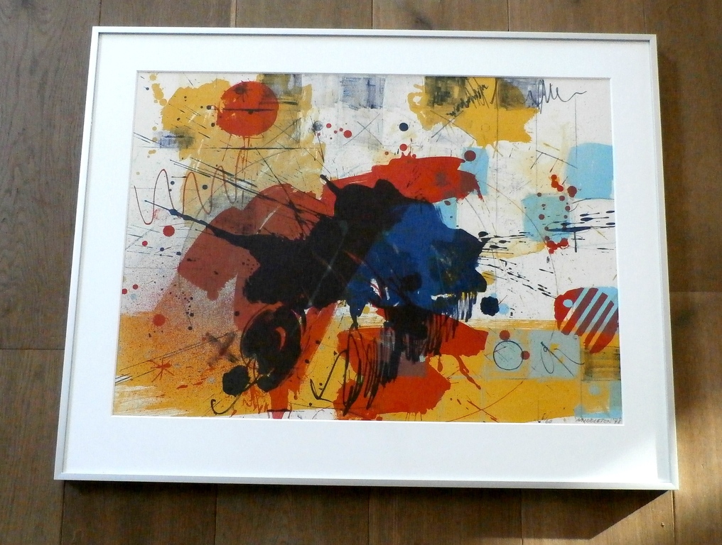 Sam Middleton - ingelijste grote zeefdruk - 1978 verkocht voor € 151!