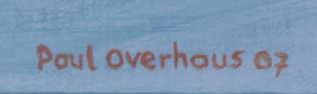 Paul Overhaus: Olieverf op doek, Zeezicht - Ingelijst kopen? Bied vanaf 150!