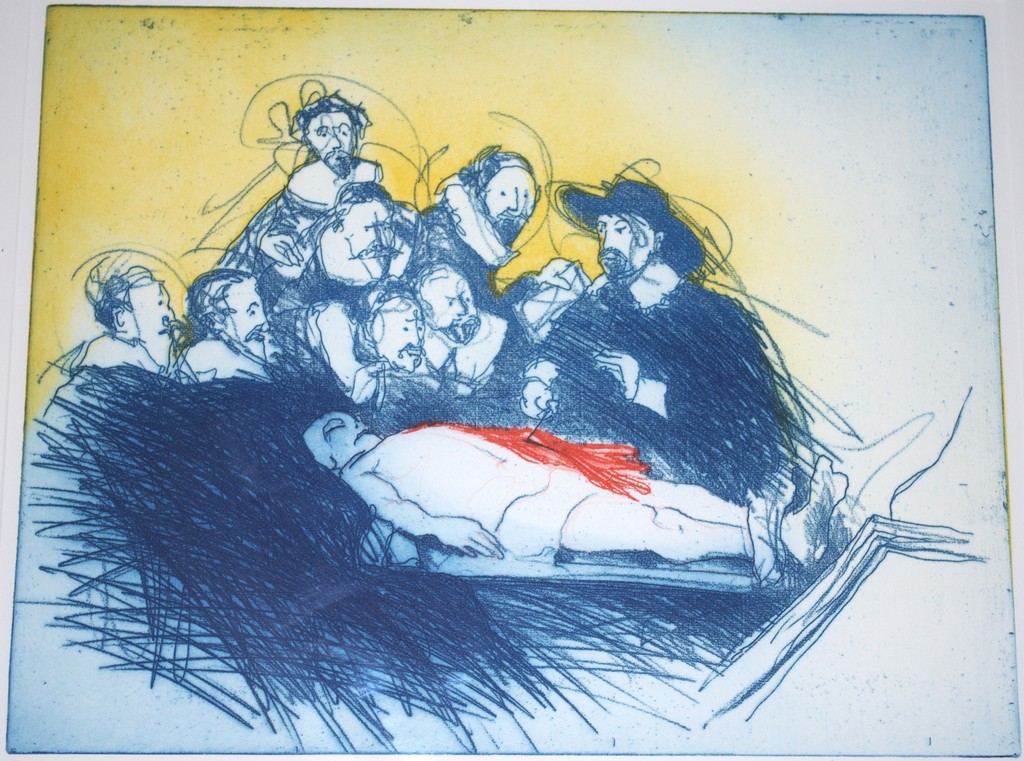 De Anatomische les: ets, vernis mou met aquatint opl. 50 ex. kopen? Bied vanaf 80!