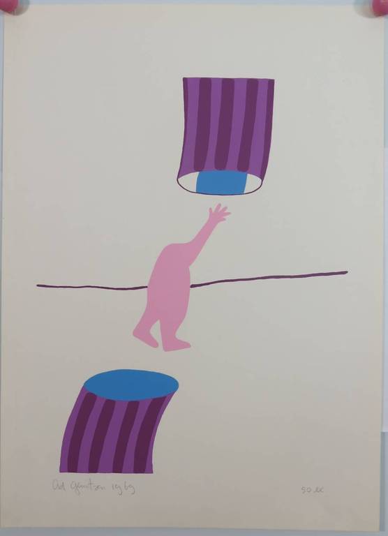 Ad Gerritsen: Zeefdruk, Reiken kopen? Bied vanaf 50!