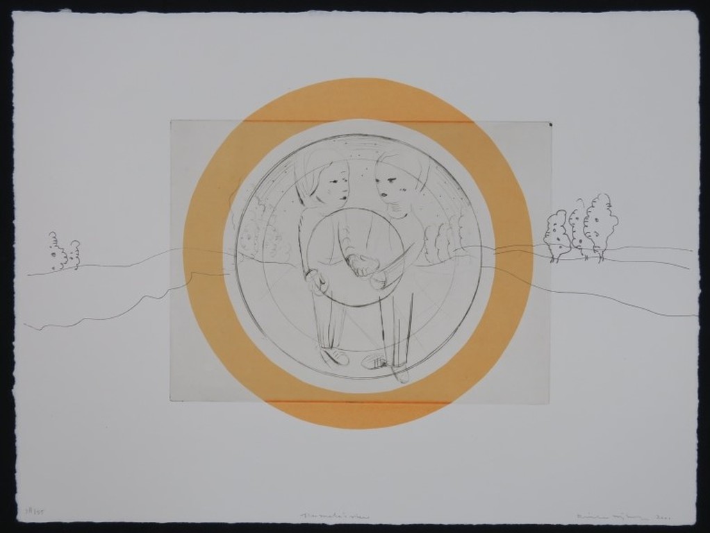 Rinke Nijburg: Ets en litho, the Snake's view kopen? Bied vanaf 1!