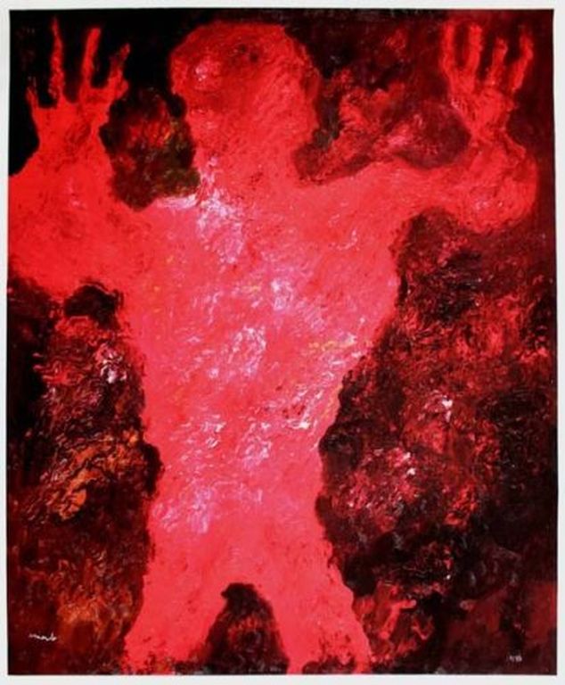 ARMANDO - Giclee op Doek - GESTALT '' 2013 - Kleine oplage 11 / 33 kopen? Bied vanaf 245!