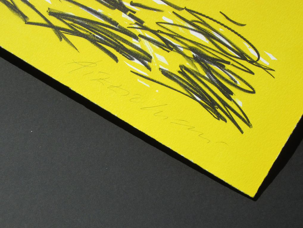 Carlo Pizzichini - Composition yellow - litho, gesigneerd, oplage XXX kopen? Bied vanaf 79!