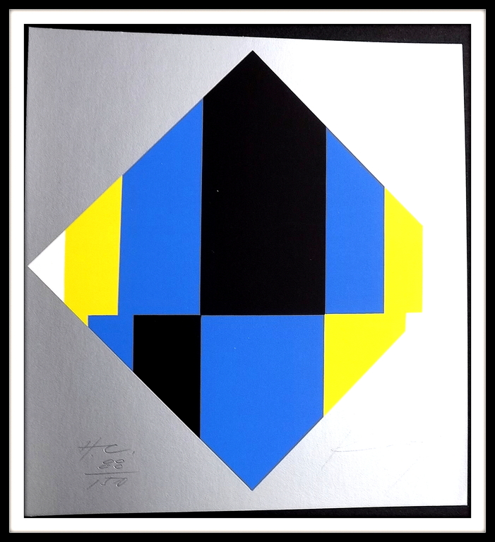 Prof. Edgar Knoop - 3x gesigneerde litho - 1985 kopen? Bied vanaf 1!