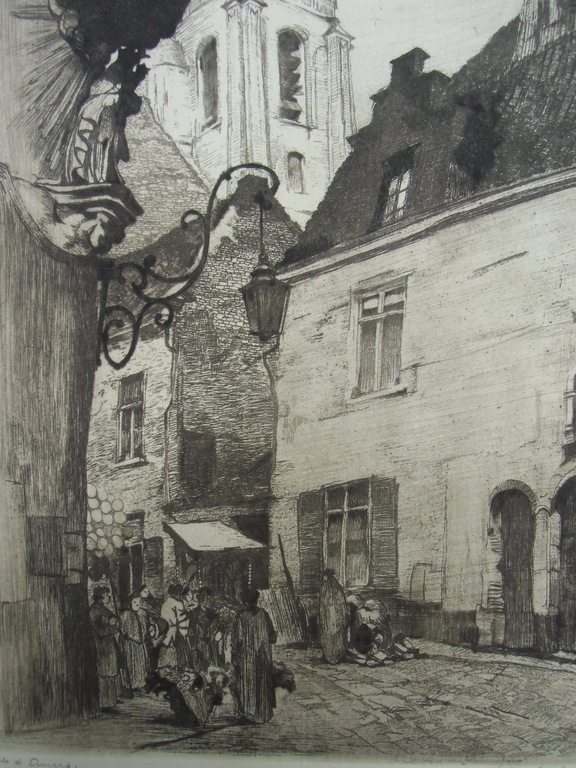 STADSBEELD ANTWERPEN  //  ETS VAN CHARLES SWYNCOP( 1895 - 1970) kopen? Bied vanaf 1!