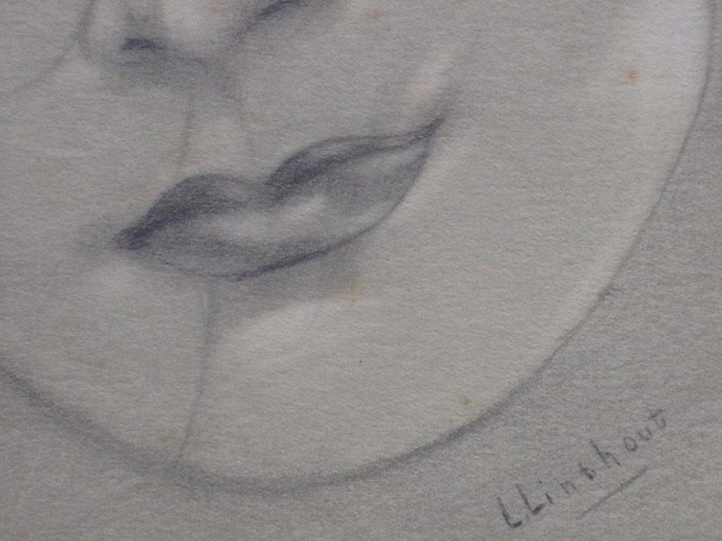 Leni Linthout, Marlene Dietrich, Tekening kopen? Bied vanaf 30!
