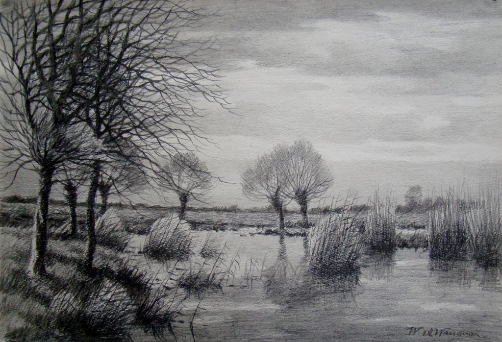 Willem Abraham Wassenaar (1873-1956) - plassen bij Reeuwijk kopen? Bied vanaf 40!