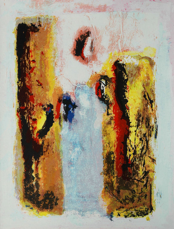 Jan Radersma - Tulisan - gesigneerde zeefdruk - E/A - 1992 verkocht voor € 45!