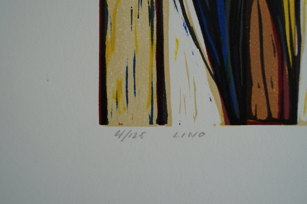 Marja de Raadt - gesigneerde linosnede - 125 ex. kopen? Bied vanaf 20!