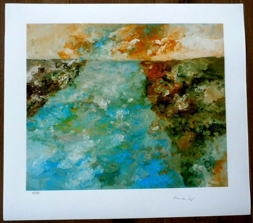 Armando - giclee: der Fluss - 2015 kopen? Bied vanaf 175!