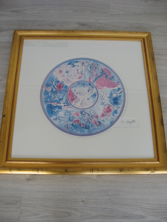 Marc Chagall: Kleurenlitho 'Paris Opera Ceiling' kopen? Bied vanaf 199!