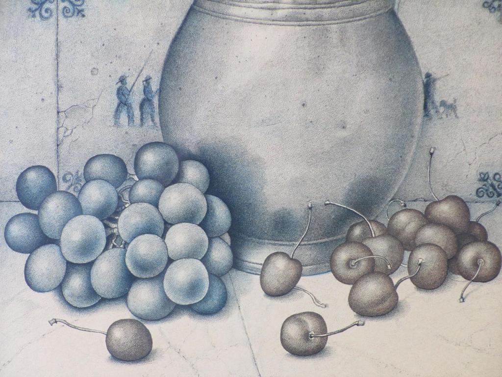 Jan Strube, Stilleven, Kleurenlitho kopen? Bied vanaf 100!