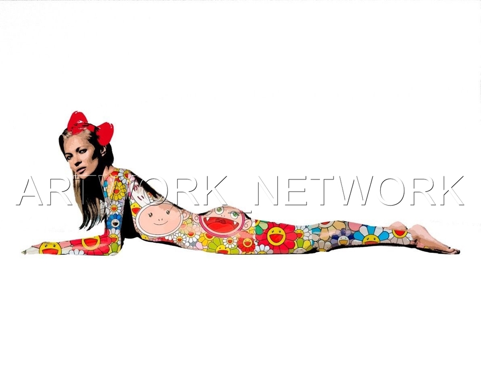 Large Print Painting "Body Paint" Signed Numbered A/P or 1 to 100 with