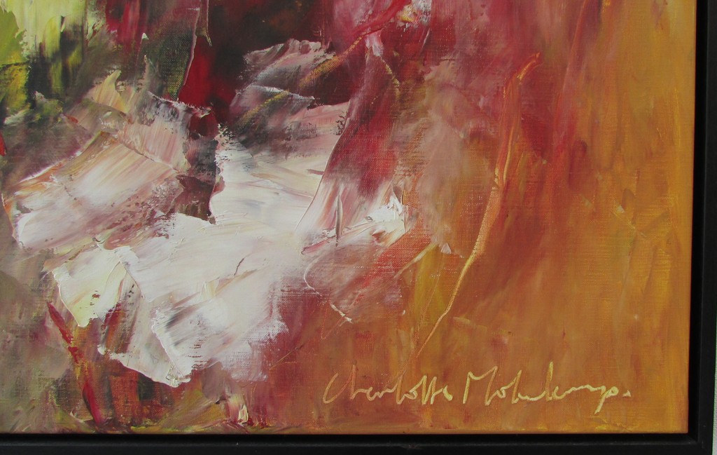 Charlotte Molenkamp: Olieverf op doek: Bloemen kopen? Bied vanaf 4800!