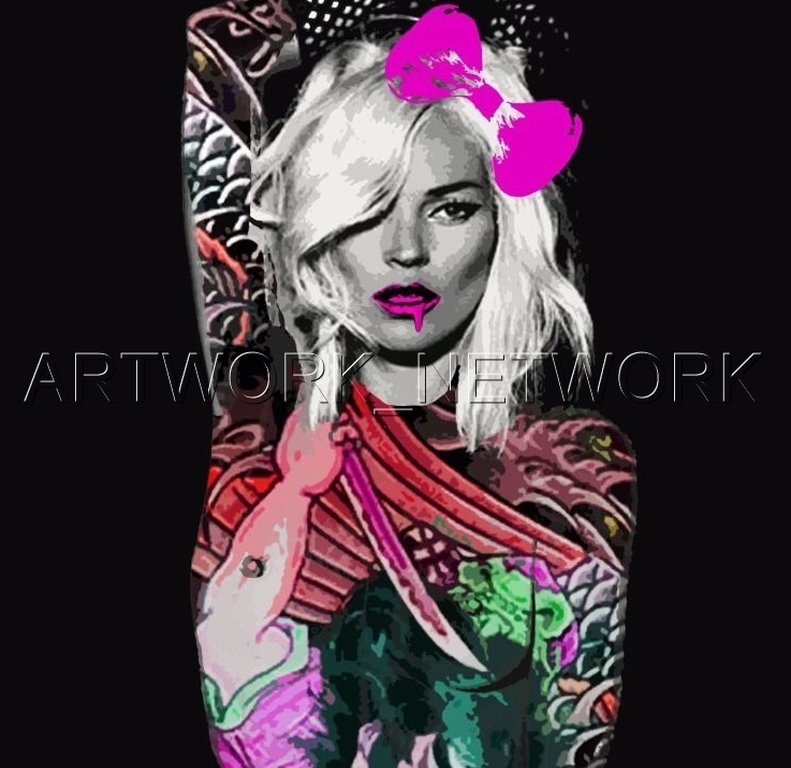 DEATH NYC - "Kate Tatoo P"- n° A/P - Signed with COA (Edition Artist Proof)  kopen? Bied vanaf 1!