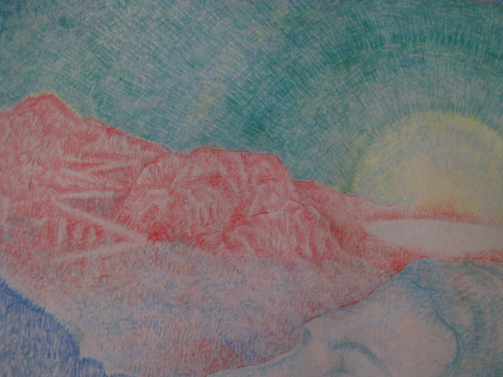 Aloys J. Kreuzer (1911-1977) pointilistische pastel "slapende vrouw" 1945 kopen? Bied vanaf 1!