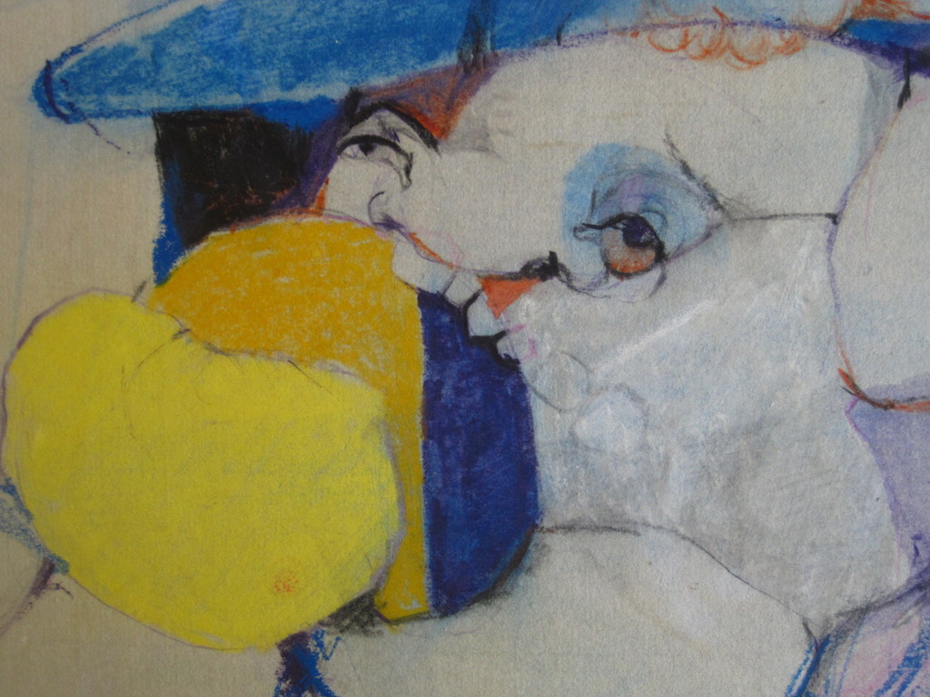 Grote Gesigneerde Aquarel " Knuffelvarken " Dordrecht Rein Dool (1933-) kopen? Bied vanaf 1!