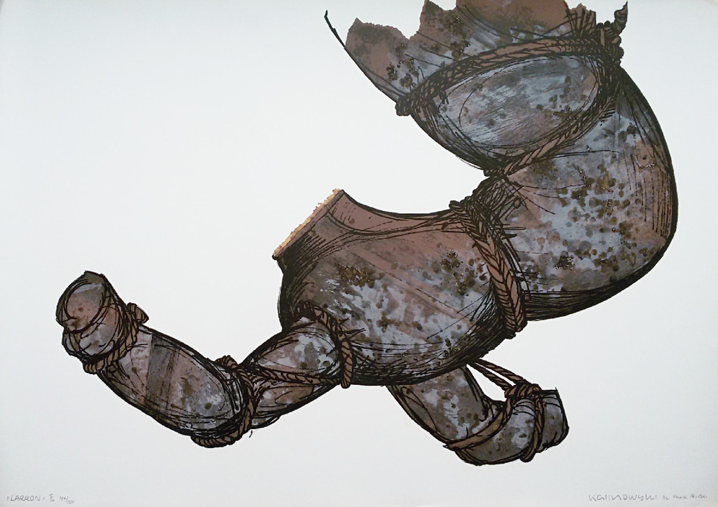 Horst Egon Kalinowski - Larron, zeefdruk (groot) verkocht voor € 55!