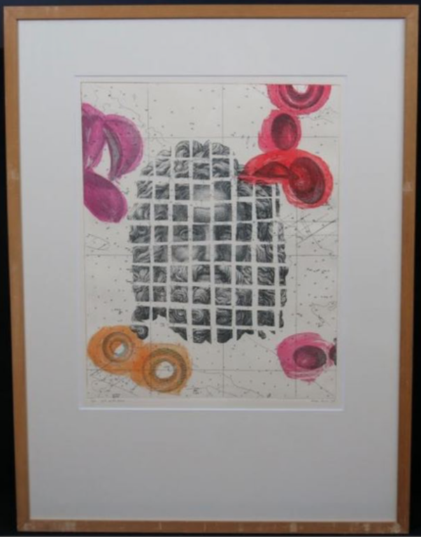 Harald Vlugt: Ets, Pick up his pieces -Ingelijst kopen? Bied vanaf 20!