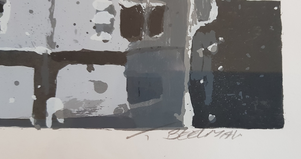 Tjebbe Beekman, litho, z.t. kopen? Bied vanaf 40!