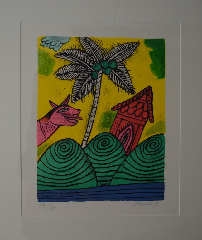 Corneille: Zeefdruk - Mémoire de Bali C - 1993 kopen? Bied vanaf 150!