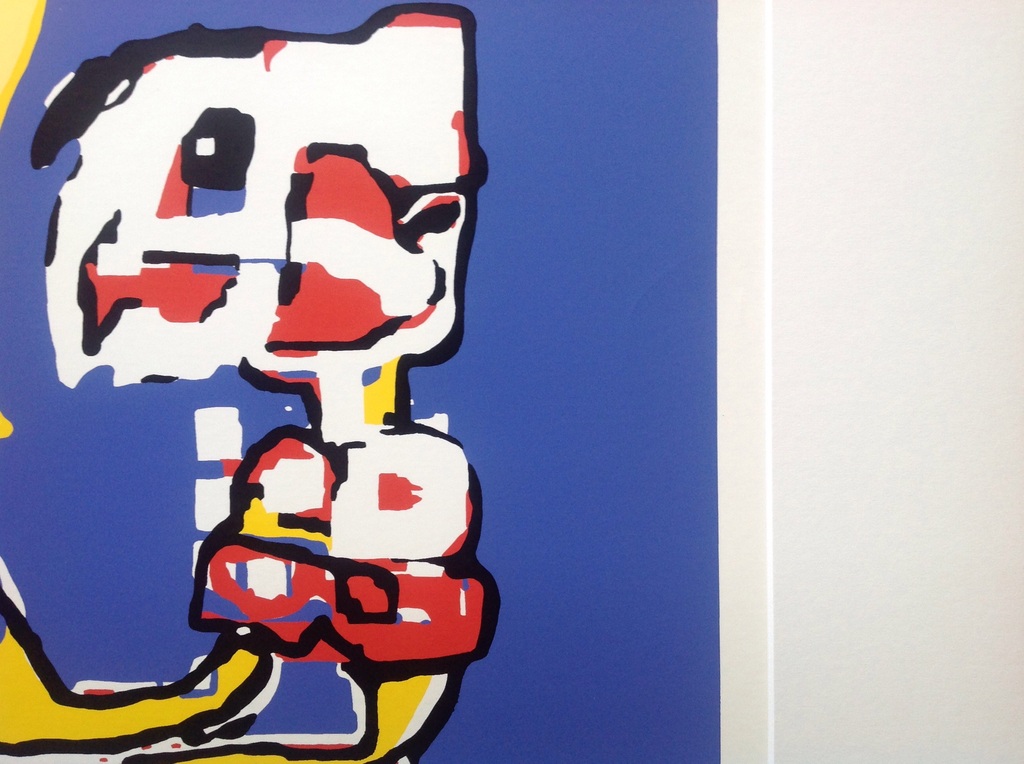 te Wierik, litho op papier, 45/80, Fantasievoorstelling, incl. passe-partout kopen? Bied vanaf 195!