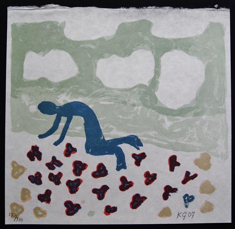 Klaas Gubbels litho op handgeschept papier - 2007 kopen? Bied vanaf 125!