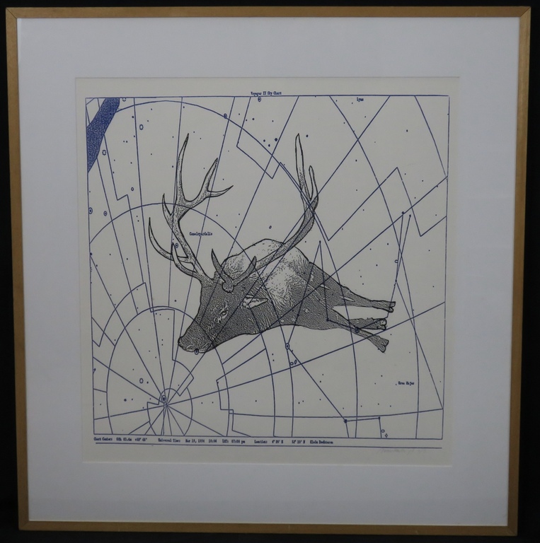 Anne Semler: Zeefdruk, Zonder titel -Ingelijst kopen? Bied vanaf 1!