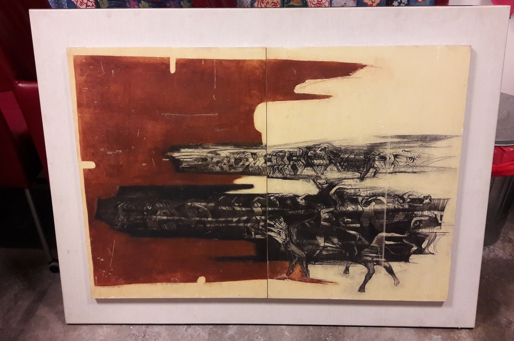 Ru van Rossem, Dansrythme, ets/aquatint verkocht voor € 75!