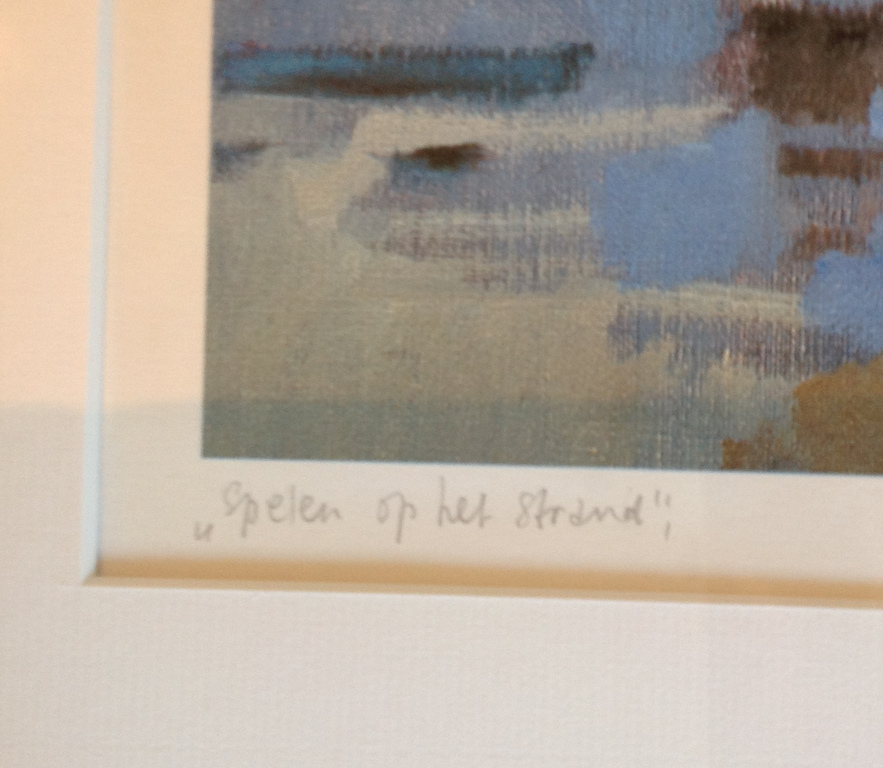 Rob Houdijk - aquarel -  kopen? Bied vanaf 150!