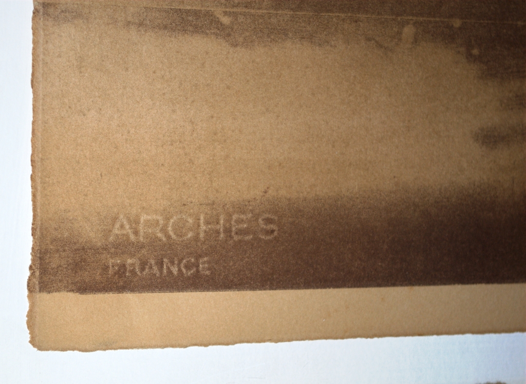 grote litho 1975-- tempelcomplex -- oplage 60  kopen? Bied vanaf 40!