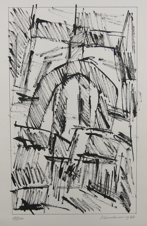 Jan Schoonhoven: Zeefdruk, Compositie verkocht voor € 200!