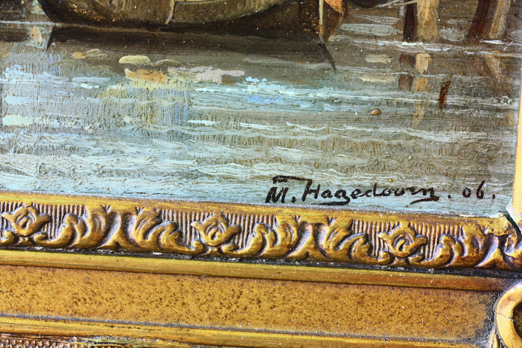 M. Hagedoorn, Harlingen, Olieverf kopen? Bied vanaf 475!