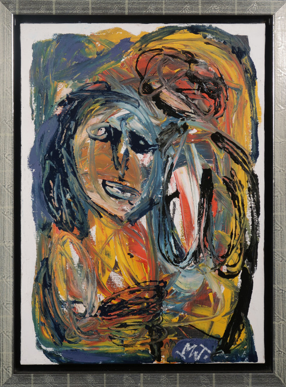 Martin van Wordragen: Olieverf op doek, Twee zigeuner vrouwen - Ingelijst verkocht voor € 450!