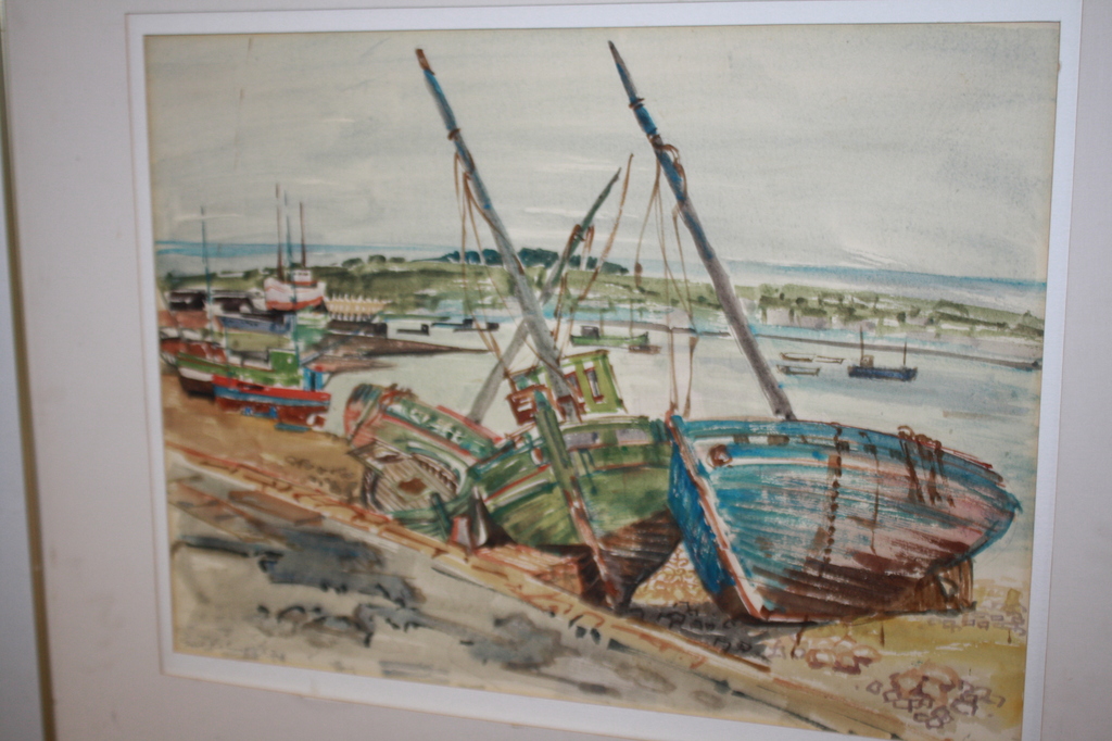 GE RÖLING - BOTEN IN DE BAAI VAN CAMARET 1962 - leraar cobra groep en marthe  kopen? Bied vanaf 275!