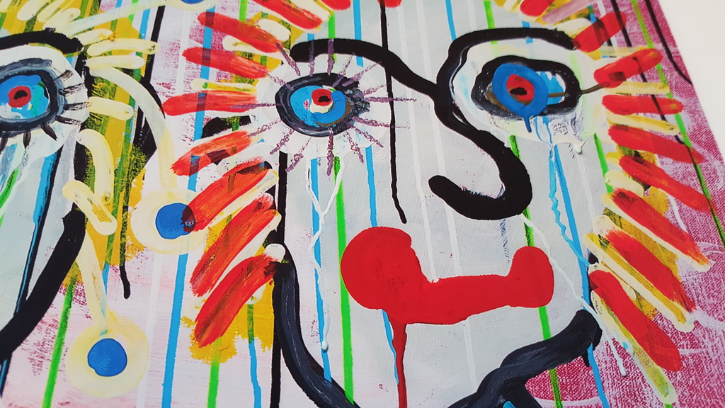 PAUL KOSTABI - GOOD TIMES, Lithografie, handgesigneerd, oplage 75 kopen? Bied vanaf 1!