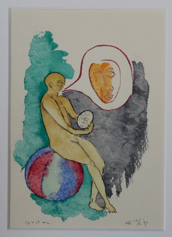 Hans Kuijs: Aquarel, Z.T. kopen? Bied vanaf 1!