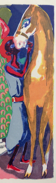 Kees van Dongen, Originele houtgravure uit 1955 kopen? Bied vanaf 1!