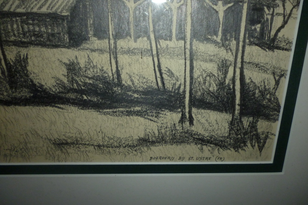 Tekening Ge Hurmans  Boerderij in St Ustre Frankrijk  kopen? Bied vanaf 100!