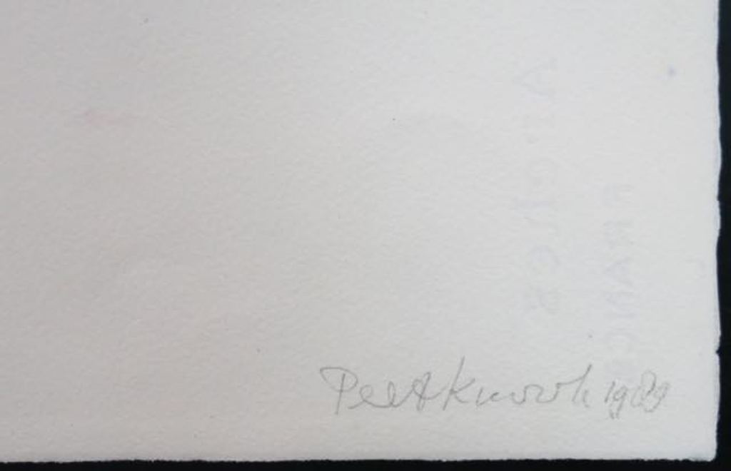 Peet Knook: Gouache, Zonder titel  kopen? Bied vanaf 35!