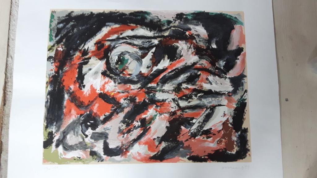 Mooie Wolvecamp in een bijzondere druk verkocht voor € 210!