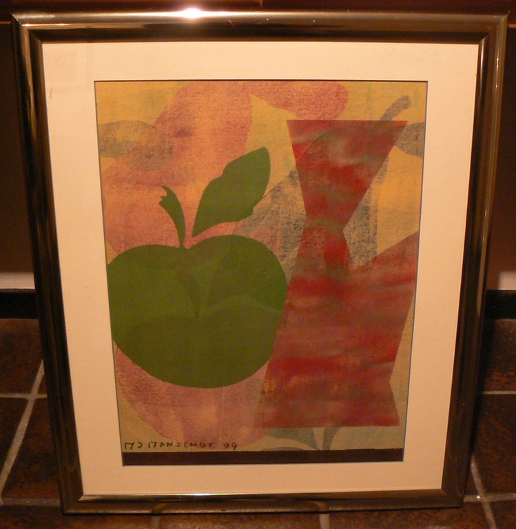 M.J. Manschot  --  Kleurenlitho  --  gesigneerd kopen? Bied vanaf 10!