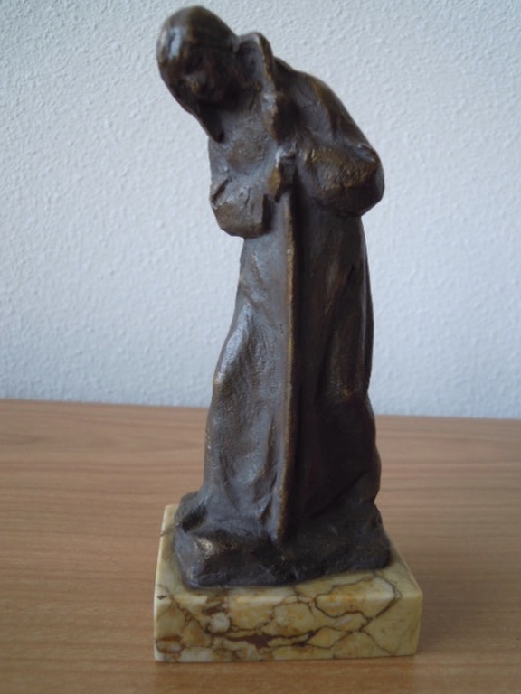 Beeldje Frans de Roeck - 1889 -1968 - Antwerpen 16 cm = gesigneerd kopen? Bied vanaf 100!