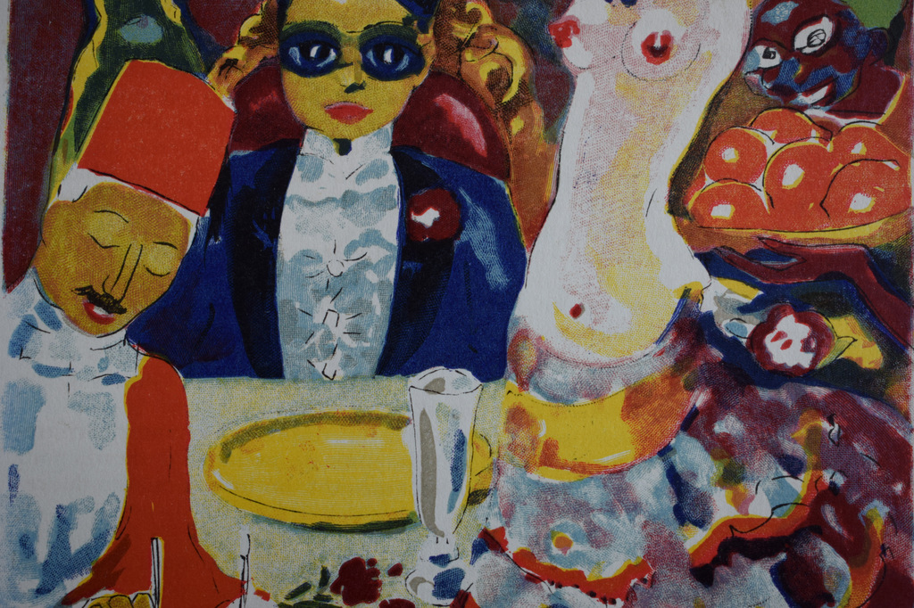 Kees van Dongen - Houtgravure - Réception chez le Khalifat kopen? Bied vanaf 50!