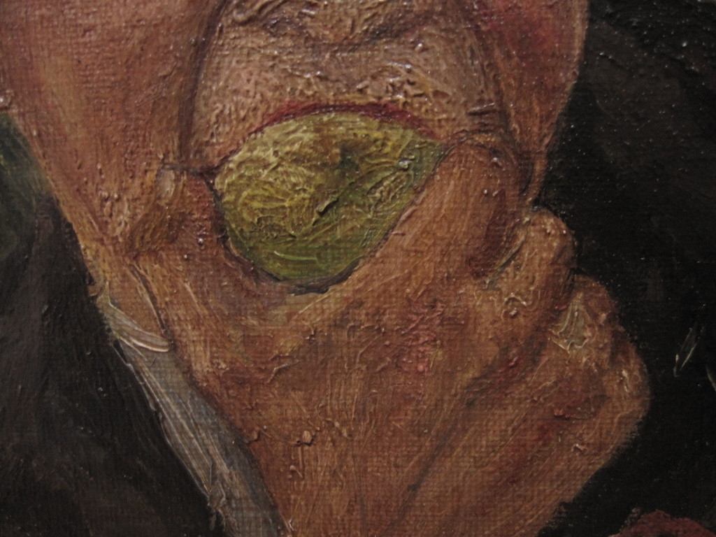 Uniek Amsterdam 1929 "nieuwe Zakelijkheid" olieverf "Appeldief" Louis Schrikkel kopen? Bied vanaf 1!